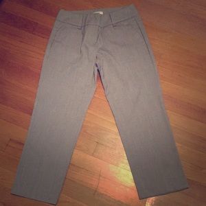 NY&Co gray cropped work pants
